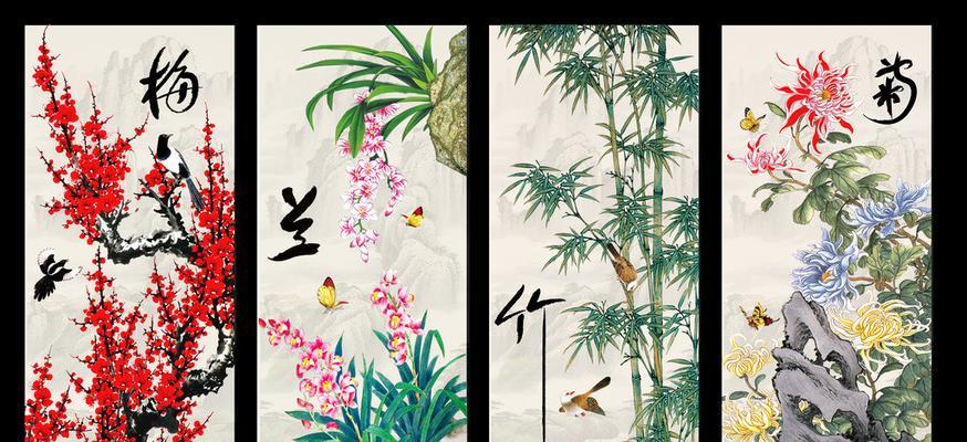 梅兰竹菊的含义与美学意蕴（四友花卉的深层寓意与传统文化价值）