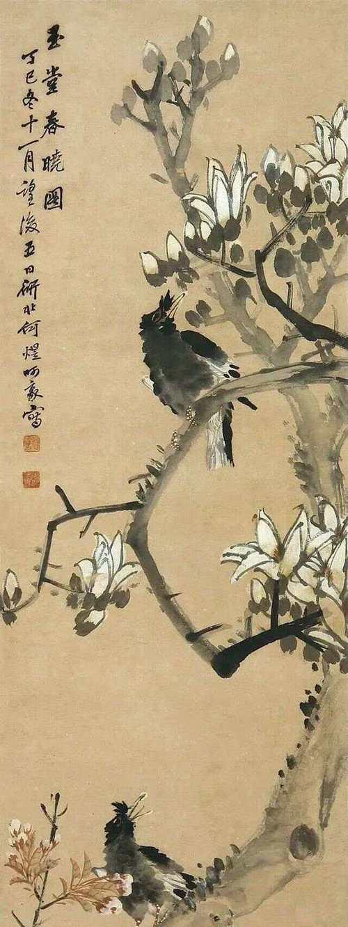 进门处挂花卉画有什么讲究？哪些花卉画最受欢迎？
