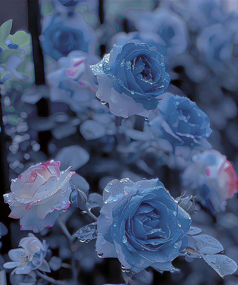 蓝色海上玫瑰花代表什么？它的花语是什么？