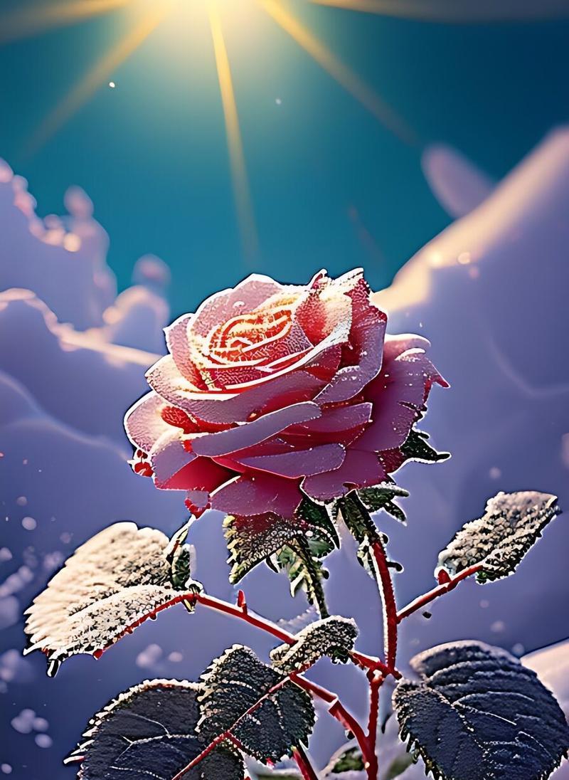 雪中摆放玫瑰花代表什么？是什么意思？