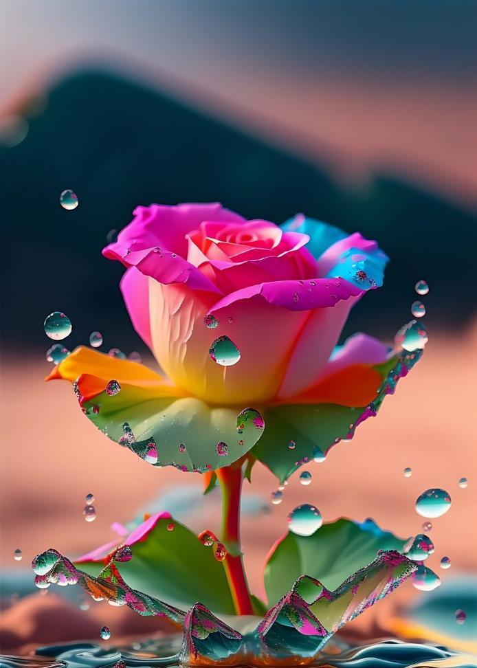 玫瑰在阳光下盛开的花语有何深意？