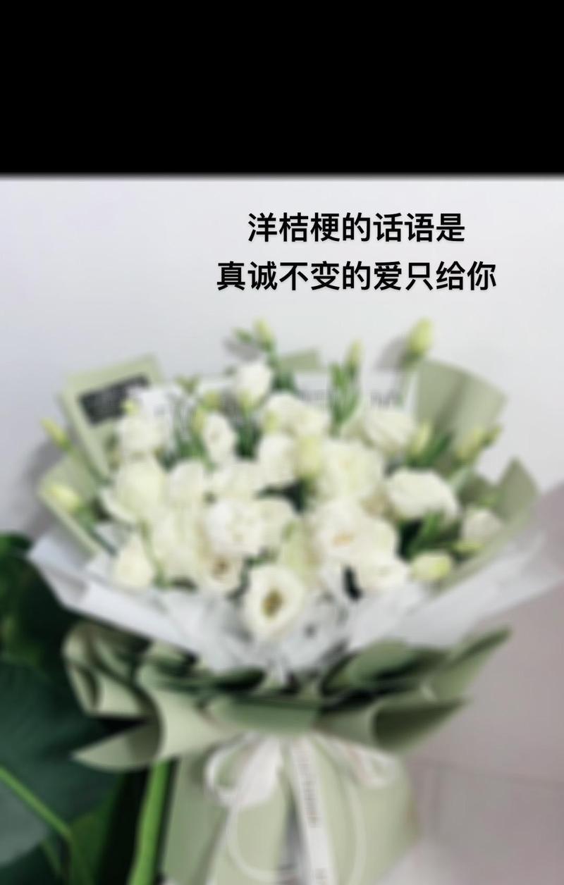 白色洋桔梗的花语有何特殊含义？
