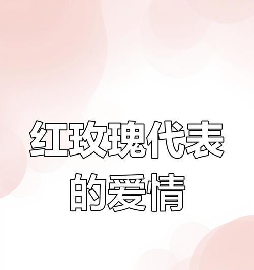 红玫瑰的花语通常表达什么？