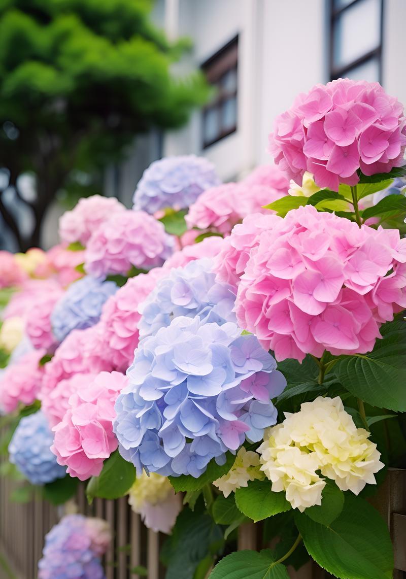 绣球花与粉色玫瑰组合的花语是什么？