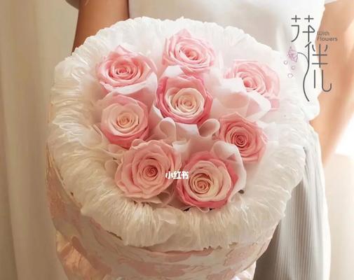 永生花束作为礼物时的花语是什么？