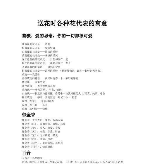 蔷薇数量不同的花语是什么？它们各自代表了什么？