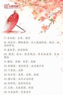 哪种花语最适合送给朋友？